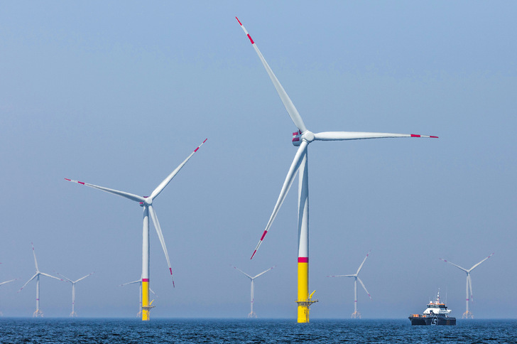 RWE-Offshore-Windpark Arkona in der Ostsee - © Foto: Paul-Langrock.de – RWE
