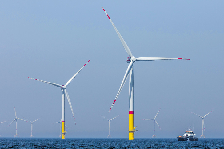 RWE-Offshore-Windpark Arkona in der Ostsee
