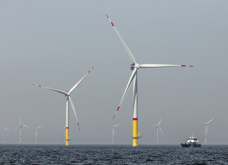 RWE-Offshore Windpark Arkona in der Ostsee