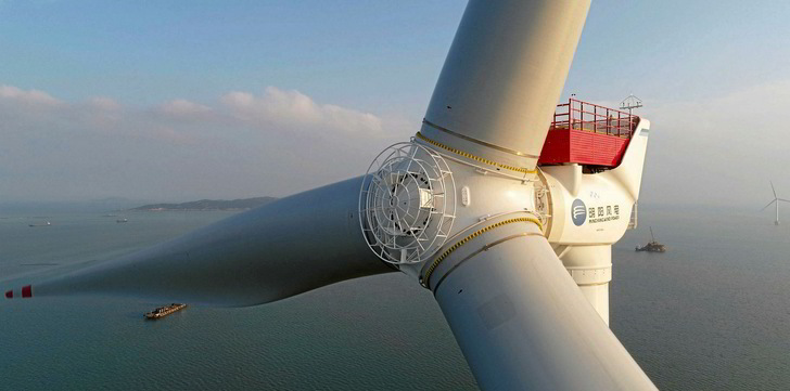 Kommt vor Italien nun zum Einsatz: Ming-Yang-Offshore-Windturbine