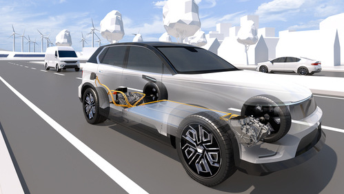 Mit der neu entwickelten Plattform will IAV jede Menge möglicher Arten von Antriebssträngen für Elektrofahrzeuge abdecken. - © IAV
