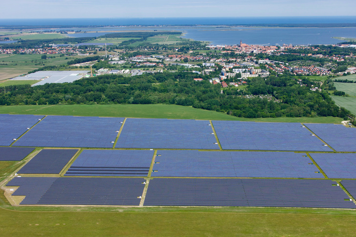 Freiflächenanlage Barth, Baywa RE, subventionsfrei