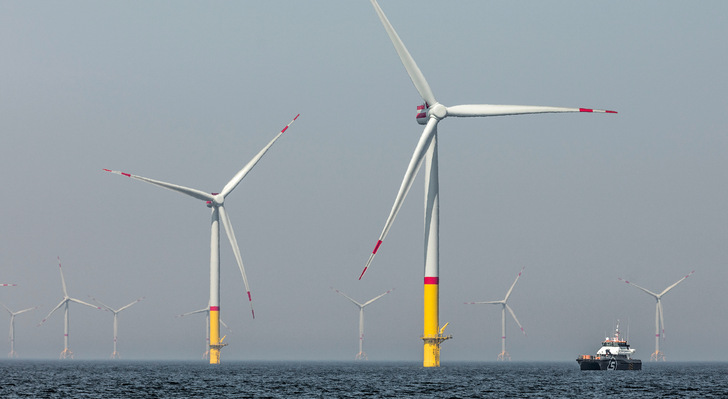 RWE-Park Arkona in der deutschen Ostsee. Der Konzern will auch im Nordosten der USA Offshore-Parks bauen.