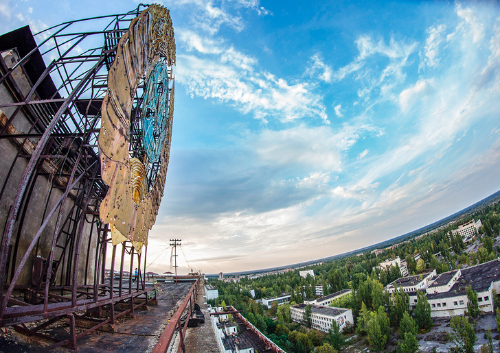 Bald Windkraftland Ukraine? Blick auf Atomkraftunglücksort Tschernobyl