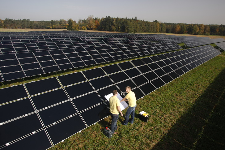 Betriebsführung im Solarpark will gelernt sein.