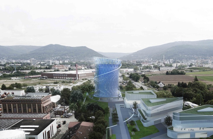 Stadtwerke-Vision der Energiewende in Heidelberg mit Energie- und Zukunftsspeicher – nun ergänzt durch mehr Erneuerbaren-Ausbau - © Stadtwerke Heidelberg

