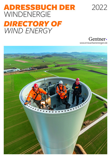 Das neue Adressbuch der Windenergie für 2022 ist da. 
