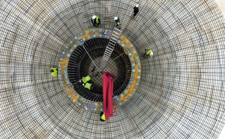 Fundamentbau für das Abo-Wind-Projekt Cuevas de Velasco in Spanien, das gemäß Bauplanung im ersten Quartal 2022 den Betrieb aufnimmt. - © Foto: ABO Wind
