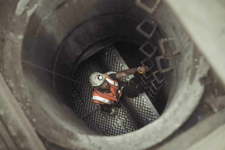 Der Abwasserwärmetauscher Lagarde ist bereits installiert.