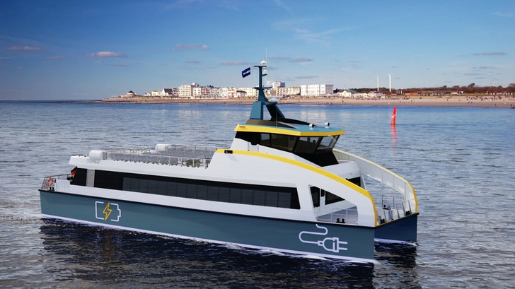 In Zukunft sollen Elektrofähren Menschen zwischen dem Festland und den Nordseeinseln transportieren.