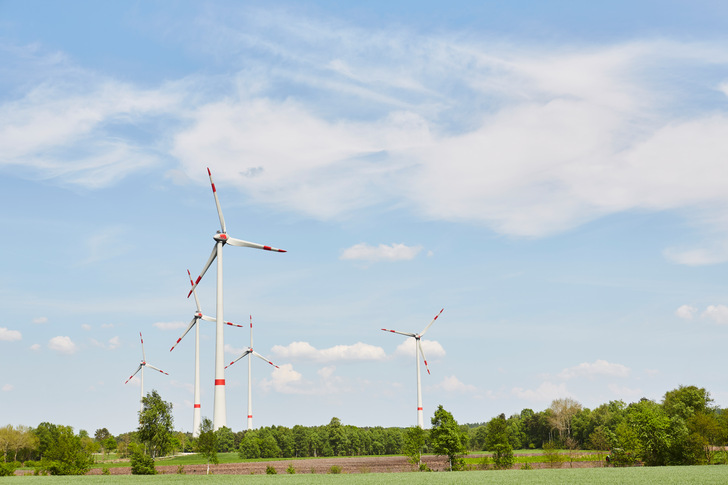 Enercon-Anlagen – wie hier im Windpark Schwanewede – sollen sich auch im Windpark Belle drehen.