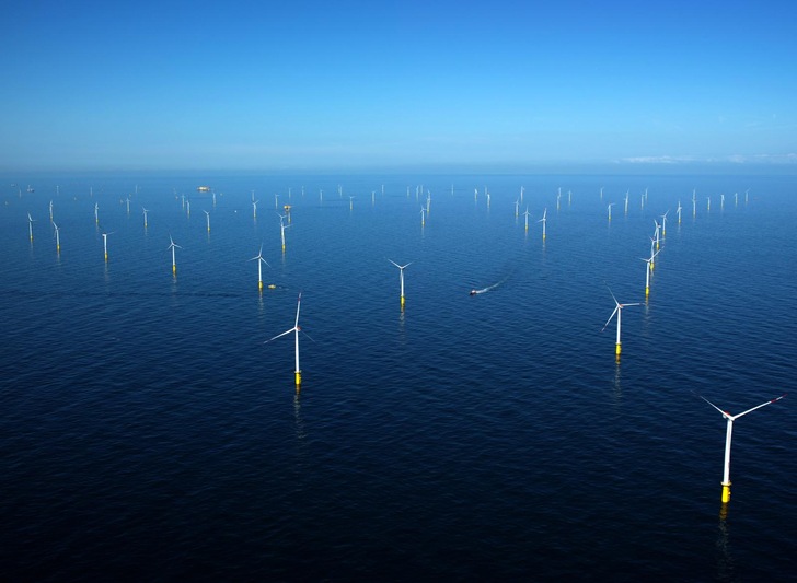 Nordsee-Windpark-Cluster Meerwind Süd und Meerwind Ost
