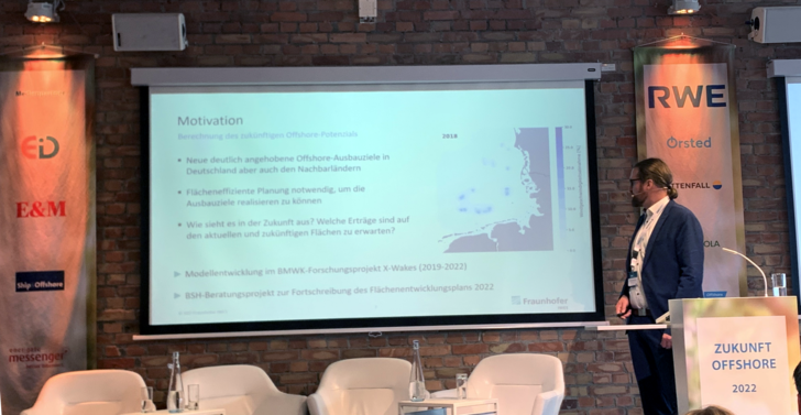 Martin Dörenkämper stellte eine Prognosestudie des IWES vor. 