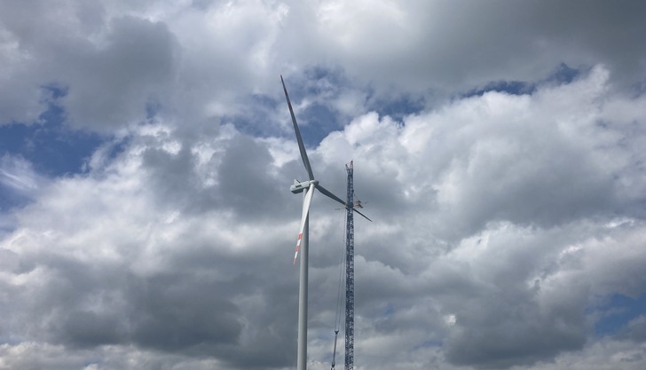 Vestas-Turbinen vom Typ V126-3.6 Megawatt (MW) - diese Anlagen errichtet Windparkprojektierungs-Unternehmen Enertrag im polnischen Windpark Dargikowo. Sie gehören zu den Anlagenmodellen der Vier-MW-Bauplattform. Ihr schließt Vestas nun die Anlage V163-4.5 MW an.  - © ENERTRAG
