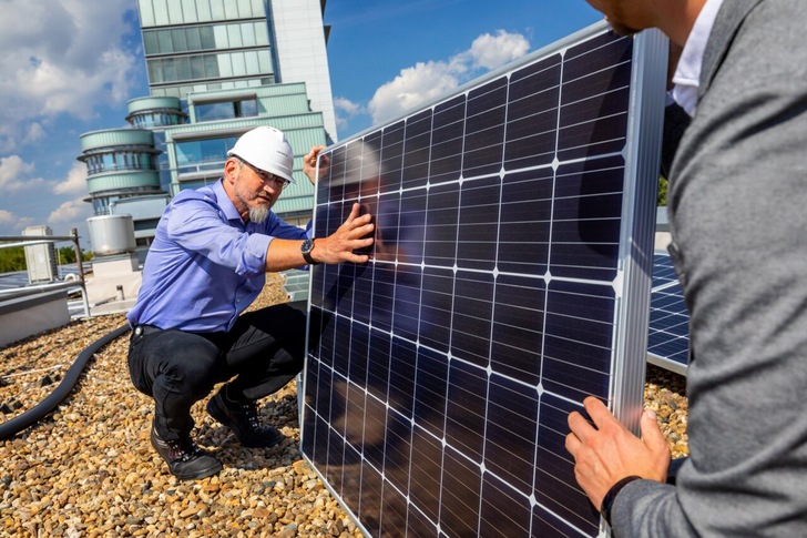 Da Zinsen und Strompreise parallel ansteigen, ist der Bau von Anlagen nicht gefährdet. - © Foto: LEAG / Andreas Franke
