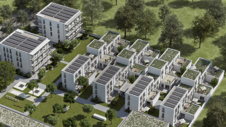 Wenn überschüssiger Solarstrom in die Wärmepumpen zur Versorgung der Mieter fließt, sinken die Kosten und es steigt die Unabhängigkeit von Energielieferungen aus Russland.