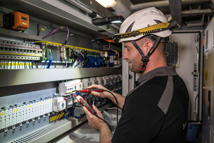 Wind-Serviceeinsatz im Windpark Gau-Bickelheim Rheinland-Pfalz, beteiligte Mitarbeiter