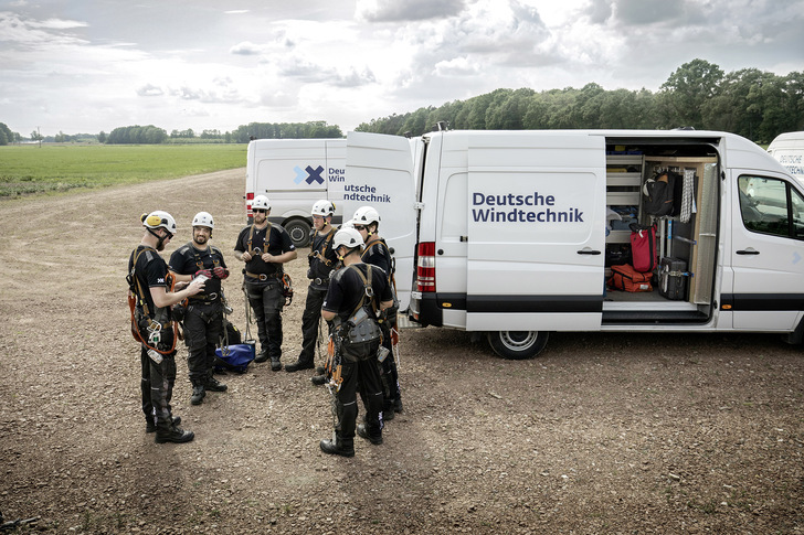 Der Fachkräftemangel ist für die Windbranche eine Herausforderung – das betrifft insbesondere den Service für Windenergieanlagen. - © Deutsche Windtechnik
