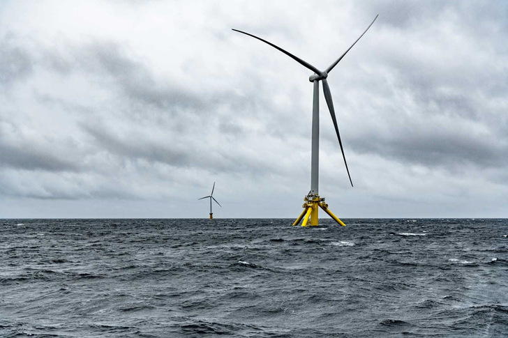 Pilotprojekt einer schwimmenden 3,6-Megawatt-Anlage mit Tetra-Spar-Fundamentdesign in Testgebiet des MET Centre vor Norwegen. Das Land bereitet den Einstieg in die kommerzielle Offshore-Windkraft vor und gehört der globalen Allianz Gowa ebenfalls an.  - © TetraSpar Demonstrator ApS
