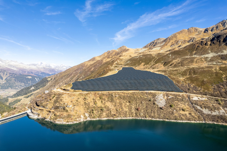 So wird die Anlage neben dem Nalps-Stausee aussehen.