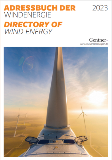 Das neue Adressbuch der Windenergie 2023 liegt nun vor. - © TFV
