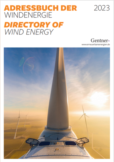 Das neue Adressbuch der Windenergie 2023 liegt nun vor.