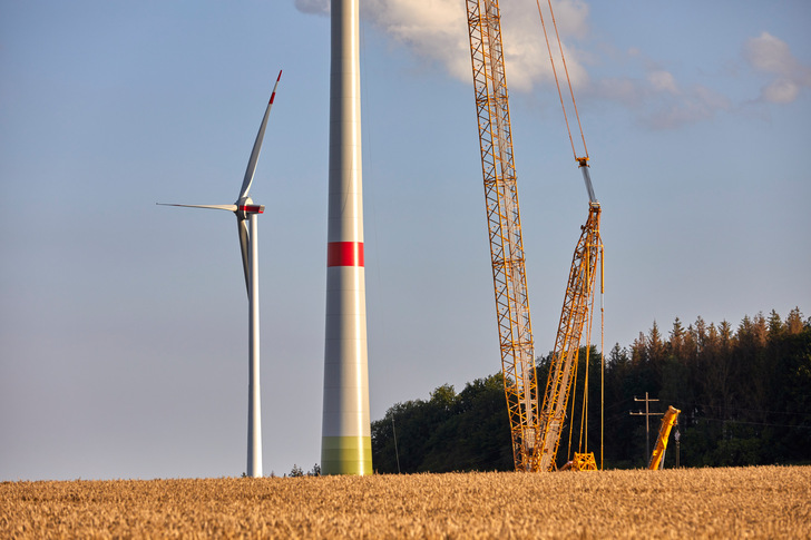 Windparkerrichtung mit Enercon-Anlagen