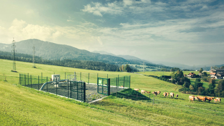 In diesem unterirdischen Abschnitt der Erdgasleitung testen die Projektpartner das Material auf die Eignung für den Transport von grünem Wasserstoff.