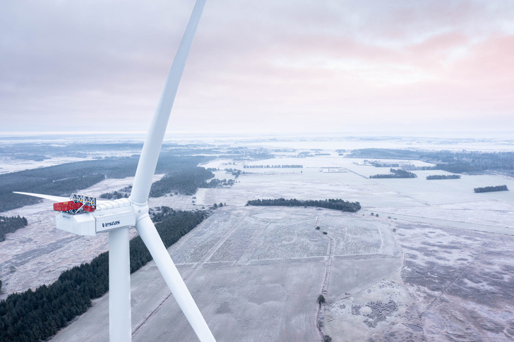 Prototyp der V236-15 MW am Teststandort Østerild