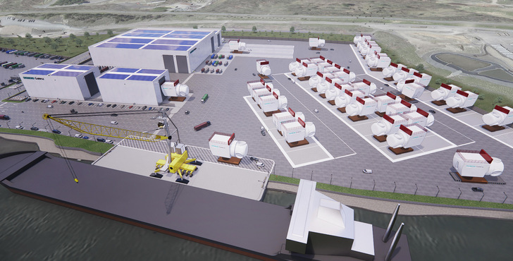 So könnte sie aussehen: die geplante Fertigung von Siemens Gamesa in New York.