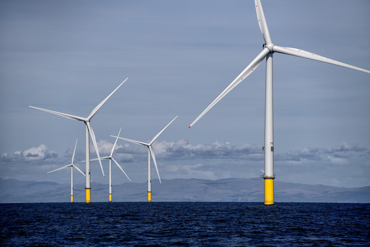 Ørsteds Offshore-Windpark Walney vor der britischen Küste. - © Ørsted
