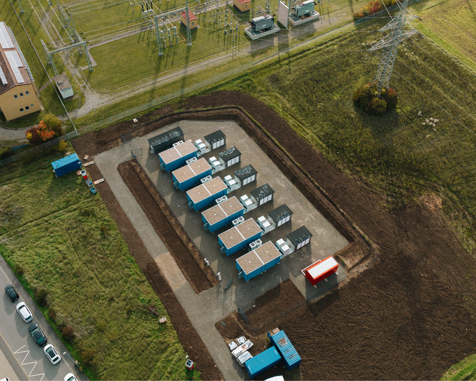 Speicherprojekt von Kyon Energy.