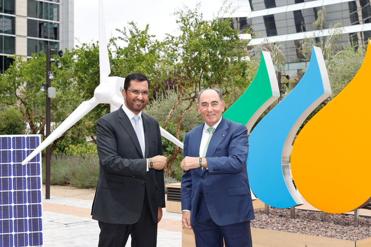 Partner bei Baltic Eagle: Sultan Al Jaber (Masdar) und Ignacio Galan (Iberdrola)