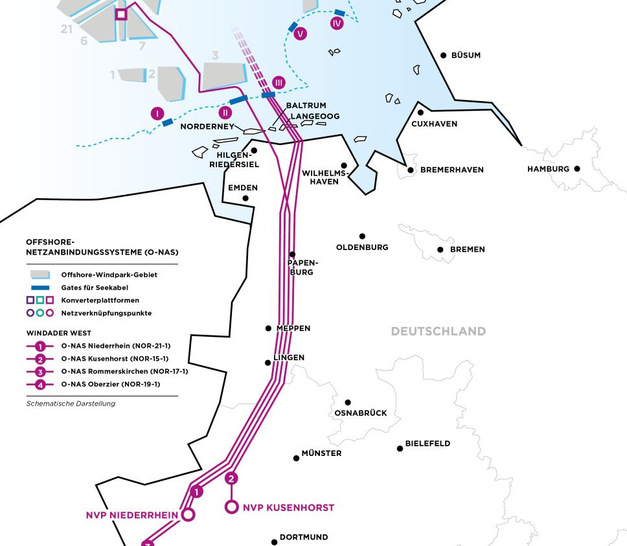 Windader West Karte-Ausschnitt