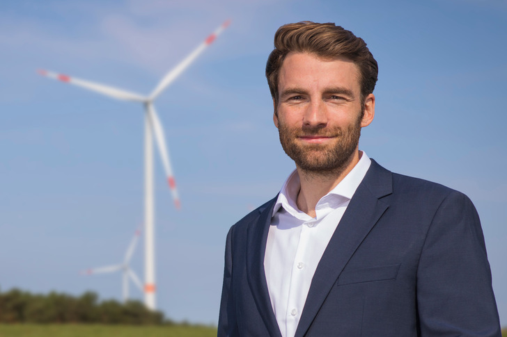 Tom Lange, bei Enertrag Abteilungsleiter Wind- und PV-Entwicklung in Deutschland - © Enertrag/Silke Reents
