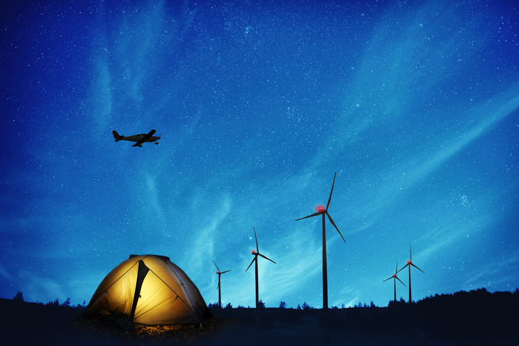 Wann endet das nächtliche Blinken der Windparks wirklich?