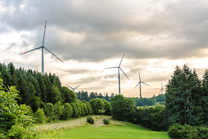 Symbolbild: Windpark in waldreicher Gegend in Mittelhessen - © Birgit Reitz-Hofmann - stock.adobe.com
