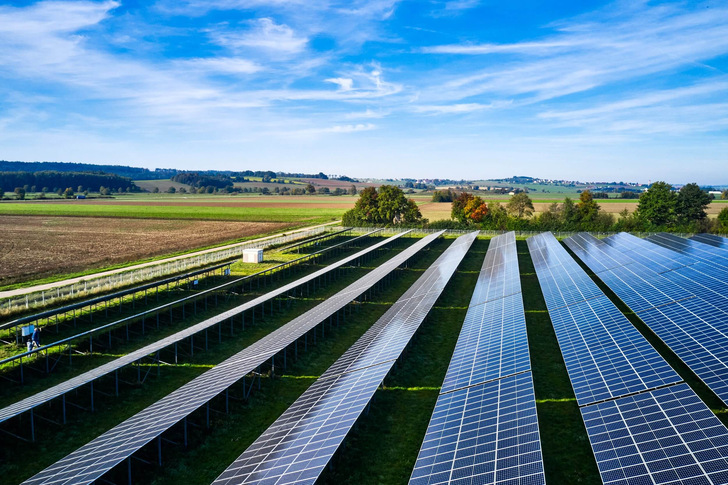  Der von Juwi errichtete Solarpark Röckingen in Bayern 
