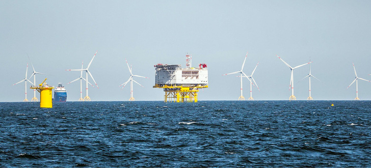Errichtung von Windpark Baltic Eagle in der Ostsee - © Foto: Iberdrola
