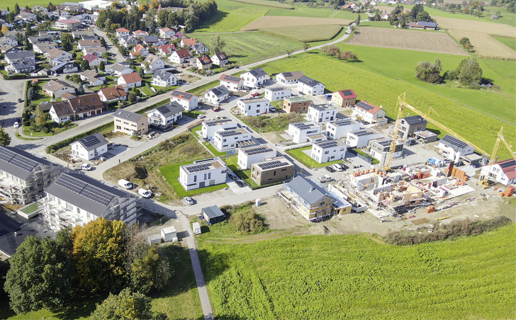 Projekt Schlier am Bergle in Unterankenreute ist in der Umsetzung weiter als Kressbronn, von der Idee her aber ähnlich. - © Foto: EnBW
