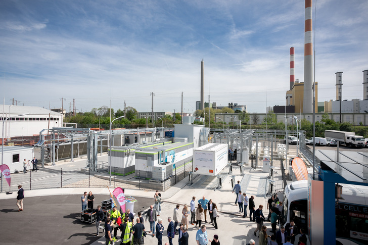  Eröffnung der H2-Anlage in Wien.