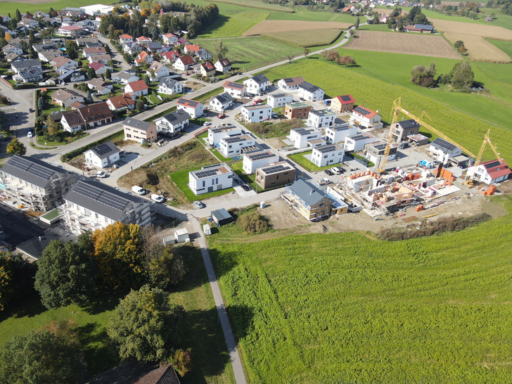 Projekt Schlier am Bergle in Unterankenreute ist in der Umsetzung weiter als Kressbronn, von der Idee her aber ähnlich. - © EnBW
