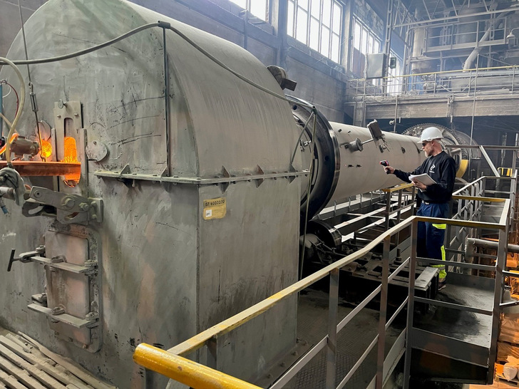 Klimafreundliche Zementproduktion Produktion in Polen