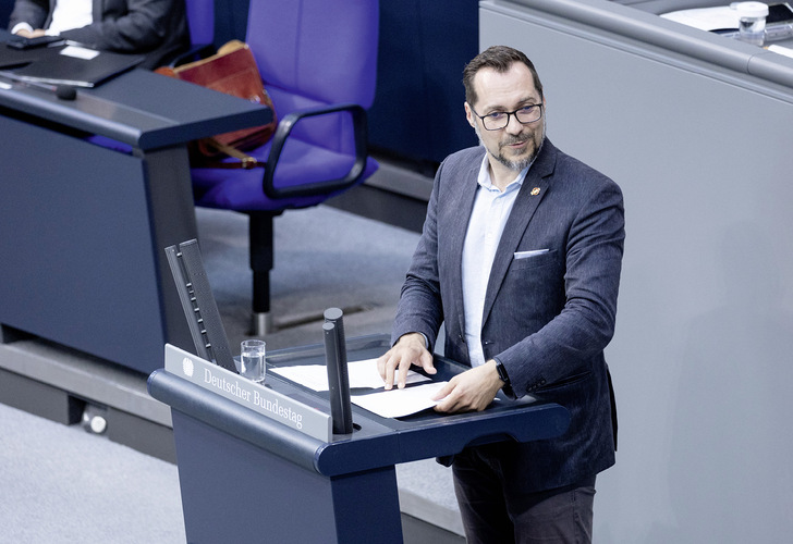 Windenergieexperte der SPD Bengt Bergt im Bundestag