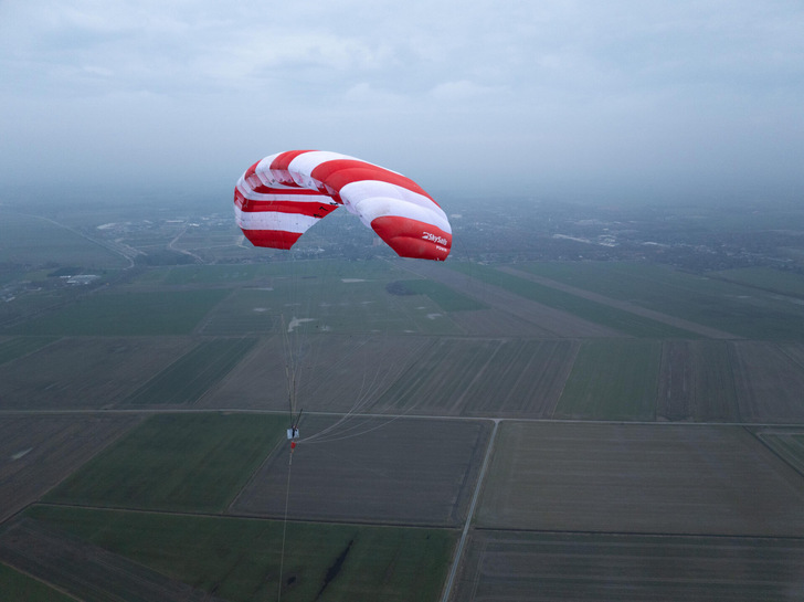 Skysails-Flugdrache in Klixbüll