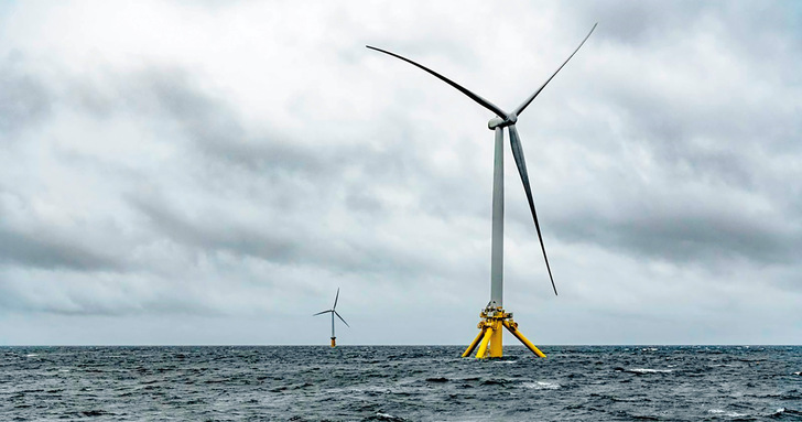 Pilotprojekt einer schwimmenden 3,6-Megawatt-Anlage mit Tetra-Spar-Fundamentdesign im Testgebiet des MET Centre vor Norwegen