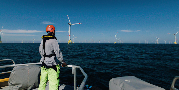 Zustandsüberwachung lohnt sich besonders bei Windkraft auf dem Meer.