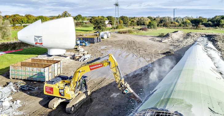 Repowering eines Windparks aus Enercon-Windturbinen – das Thema wird auf der Husum Wind eine wichtige Rolle spielen.
