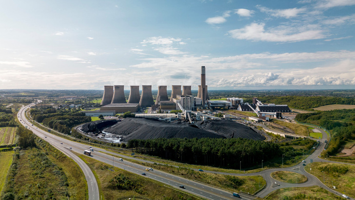 Kein Rauch kommt mehr aus den Schornsteinen des Kohlekraftwerks Ratcliffe-on-Soar.