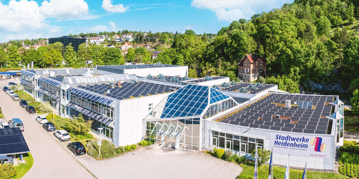 Die Stadtwerke Heidenheim setzen auf Erneuerbare, nicht nur auf PV auf dem Dach…